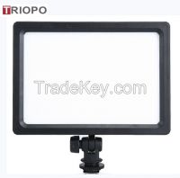 TRIOPO LED-204  high quality photo and  video  LED light for Nikon , Canon , Song , pentax, olympus camera light , 3200K-5500K studio light