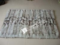 Blue Fox Fur Blanket