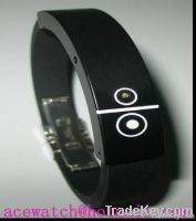 Fashion Bluetooth bracelet with LED clock