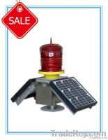 Solar LED double panels aviation beacon light