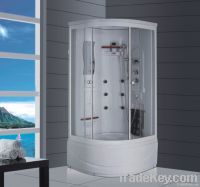 90x90cm ABS board steam shower box with high tub