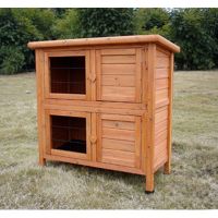 wooden rabbit hutch