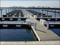 Steel wood frame pontoon