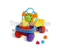 Switchable toys baby walker(ride-on or push forward)