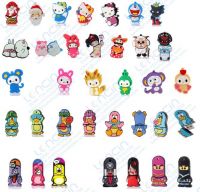 OEM wholesale cartoon and new design PVC USB flash drives