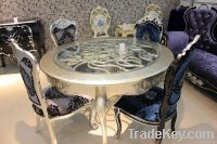 antique wooden dinning talbe