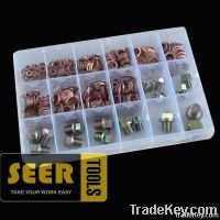 534PC COPPER GASKET & SCREWS ASSORTMENT