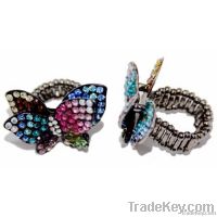 Fashion Butterfly Stretch/Elastic Ring