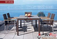 TF9102Garden dining set/rattan dining chair &amp; table