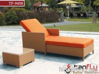 TF-9408Rattan outdoor chaise lounge