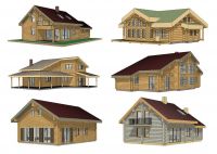 Log House, Individual Wooden Houses And Cabins