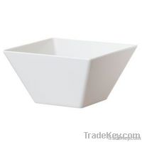 100%melamine deep square bowl