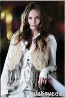 tongchem rabbit fur vest