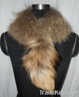 tongchem chinese raccoon fur scarf