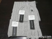 Cashmere cable knitting set