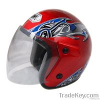 Open face Motorcycle Helmet YO-02(R)