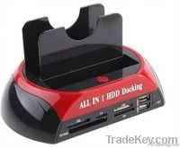 2.5" 3.5" SATA/IDE HDD 2-Dock Docking Station e-SATA/Hub