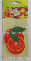 Orange Paper Air Freshener