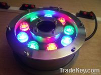 9W RGB waterproof rgb led light, DC12V/24V