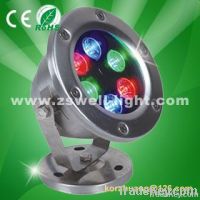 6W underwater led light, Red/Blue/Gree/Yellow