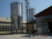 Grain storage steel silos