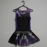 custom design sublimation printing  netball dress , netball bodysuit