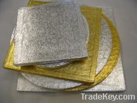 golden color cake boards, silver cake board, foil cake boards