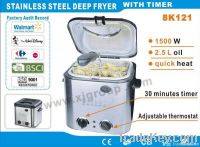 Stainless Steel Deep Fryer    XJ-8K121