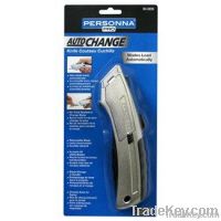 AutoChange Retractable Utility Knife with 3 Blades