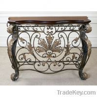 wrought iron table