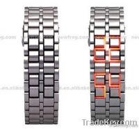 Fashion samurai LED volcanic watches (female and male)