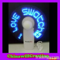 New style led messgae fan