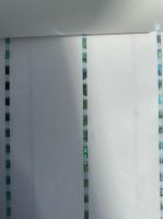 Anti-Counterfeiting Thread Watermark Paper with UV Visible Fiber for Bank Cheques