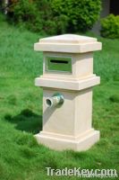 Mail box w/ gray finish