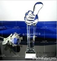 Crystal trophy