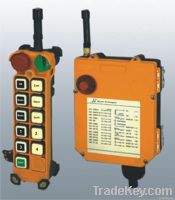 Wireless radio remote for crane