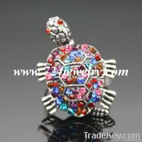 Newest Hot Rhinestone Rings Fashion Animal Jewelry, 50 Pcs/Lot