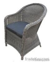 Alum wicker chair