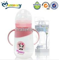 10oz baby feeding bottle with double handle