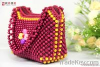 Beaded Woven Handbag