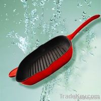 enamel cast iron pan