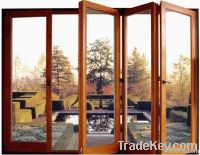 Tempered glass Aluminium folding window