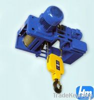 Low headroom electric hoist