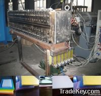 PP hollow sheet production line