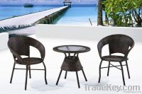 Outdoor Rattan Furniture Sets (rattan table and chair)