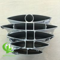 Aluminum louver blade Aerofoil louver fins