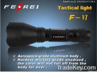 High power LED rechargeable flashlight F6