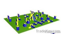 inflatable paintball fields/paintball bunker