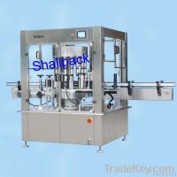 Rotary position- requested labeling machine