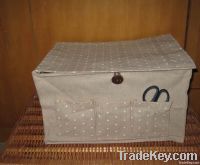 natural cotton fabric storage container/sundry box/laundry basket